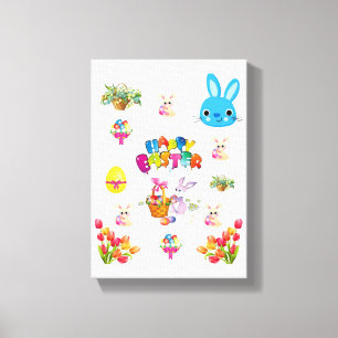 Gedruckter Canvas-Ostertag Leinwanddruck