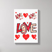 Gedruckter Canvas Valentinstag Leinwanddruck (Vorderseite)