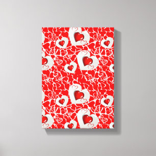 Gedruckter Canvas Valentinstag Leinwanddruck