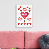 Gedruckter Canvas Valentinstag Leinwanddruck (Insitu (Wohnzimmer))