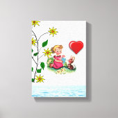 Gedruckter Canvas Valentinstag Leinwanddruck (Vorderseite)