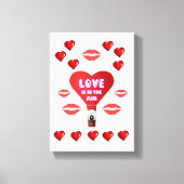 Gedruckter Canvas Valentinstag Leinwanddruck (Vorderseite)