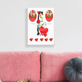 Gedruckter Canvas Valentinstag Leinwanddruck (Insitu (Wohnzimmer))
