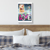 Gedruckter Canvas Valentinstag Leinwanddruck (Insitu (Schlafzimmer))