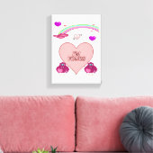 Gedruckter Canvas Valentinstag Leinwanddruck (Insitu (Wohnzimmer))