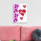 Gedruckter Canvas Valentinstag Leinwanddruck (Insitu (Wohnzimmer))