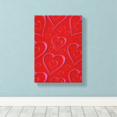 Gedruckter Canvas Valentinstag Leinwanddruck (Insitu (Holzboden))