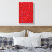 Gedruckter Canvas Valentinstag Leinwanddruck (Insitu (Schlafzimmer))