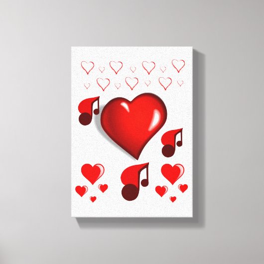 Gedruckter Canvas Valentinstag Leinwanddruck (Vorderseite)