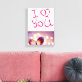 Gedruckter Canvas Valentinstag Leinwanddruck (Insitu (Wohnzimmer))