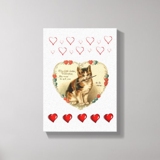 Gedruckter Canvas Valentinstag Leinwanddruck (Vorderseite)