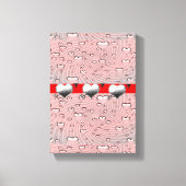 Gedruckter Canvas Valentinstag Leinwanddruck (Vorderseite)