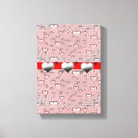 Gedruckter Canvas Valentinstag Leinwanddruck (Vorderseite)