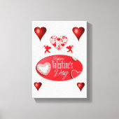Gedruckter Canvas Valentinstag Leinwanddruck (Vorderseite)