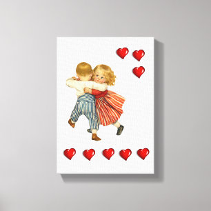 Gedruckter Canvas Valentinstag Leinwanddruck