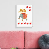 Gedruckter Canvas Valentinstag Leinwanddruck (Insitu (Wohnzimmer))