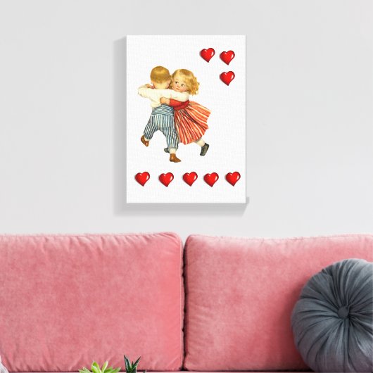 Gedruckter Canvas Valentinstag Leinwanddruck (Insitu (Wohnzimmer))