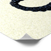 Gedruckter Gefleckter Oktopus Poster (Ecke)