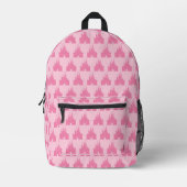 Gedruckter Rucksack im Burgdesign (Vorderseite)