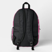 Gedruckter Rucksack mit Krawatte (Rückseite)