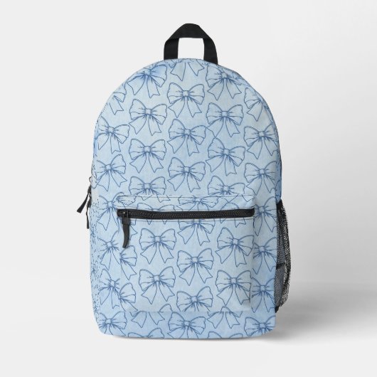 Gedruckter Rucksack mit Krawatte (Vorderseite)