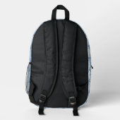 Gedruckter Rucksack mit Krawatte (Rückseite)
