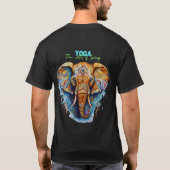 Gedruckter T - Shirt für Yoga (Rückseite)