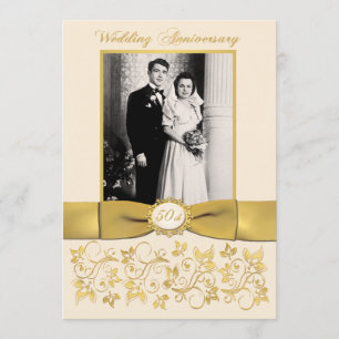 GEDRUCKTES BAND 50. Jubiläums-Einladung Einladung