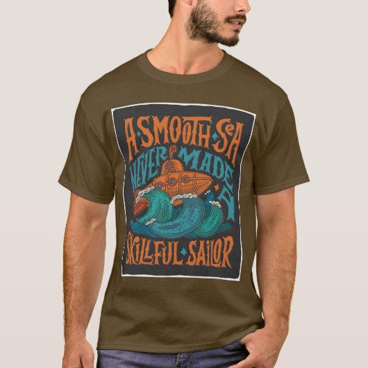 Gedrucktes Design T-Shirt (Vorderseite)