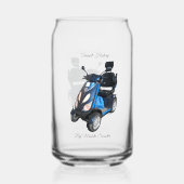 Gedrucktes Dosen Glas (Vorderseite)