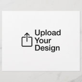 Gedrucktes Faltprogramm (Sie müssen falten) Flyer (Hinten)