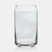 Gedrucktes Glas für Dosen (Rückseite)