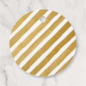 Gedrucktes Gold bedeutet, Honig-Hochzeit zu sein Geschenkanhänger (Rückseite)