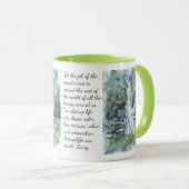 Geduld-Baum-Malerei / Künstler Larry Lerew Becher Tasse (VorderseiteRechts)