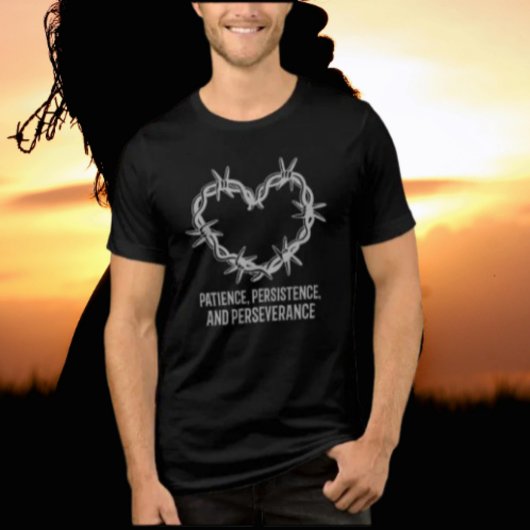 Geduld, Beharrlichkeit und Ausdauer - nüchtern Tri-Blend Shirt
