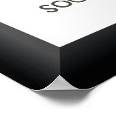 Geduld belohnt Poster Print (Ecke)