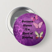 Geduld bitte ich um schweres Hören Button (Vorne & Hinten)