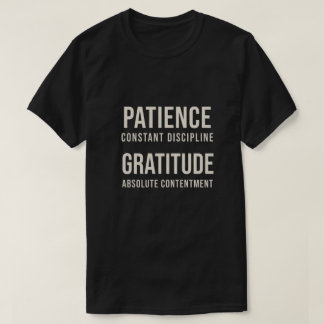 Geduld & Dankbarkeit - Sabr & Shukr Islamisch T-Shirt