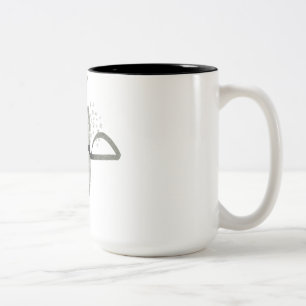 Geduld & Glaube Inspiriertes Islamisches Design Zweifarbige Tasse