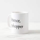 Geduld, Grashüpfer Kaffeetasse (Vorderseite Links)