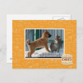 Geduld, Grasshopper. Postkarte (Vorne/Hinten)