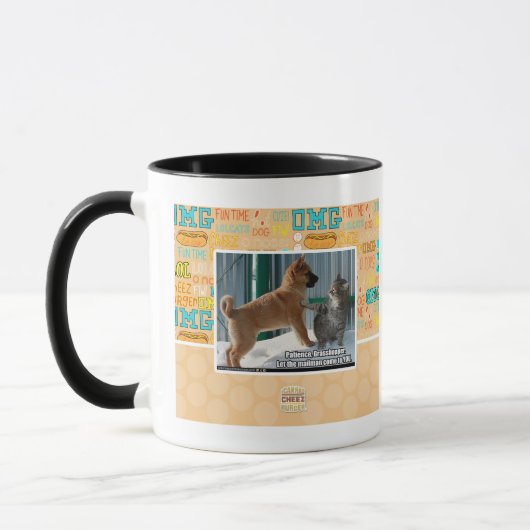 Geduld, Grasshopper. Tasse (Links)