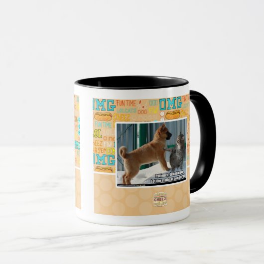 Geduld, Grasshopper. Tasse (VorderseiteRechts)