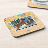 Geduld, Heuschrecke Getränkeuntersetzer (Linke Seite)