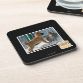 Geduld, Heuschrecke Getränkeuntersetzer (Linke Seite)