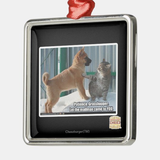 Geduld, Heuschrecke Ornament Aus Metall (Links)