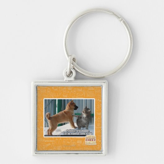 Geduld, Heuschrecke Schlüsselanhänger (Vorne)