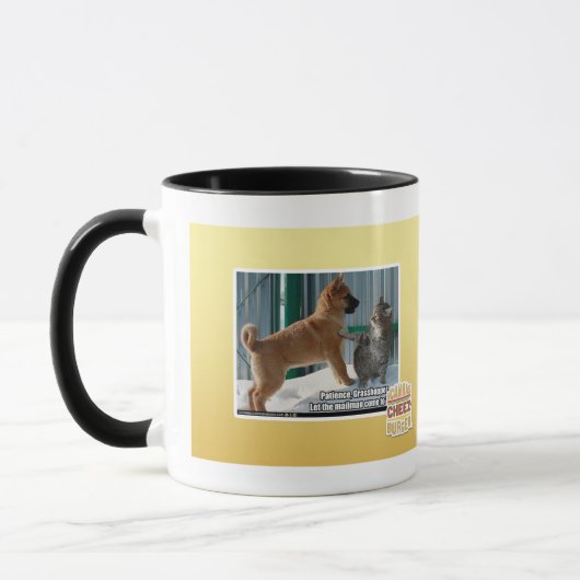 Geduld, Heuschrecke Tasse (Links)