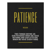 Geduld inspirierendes Zitat zum Erfolg