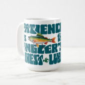 Geduld ist der beste Köder für Angler Kaffeetasse (Vorderseite Links)